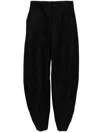 Julius Panelled Trousers In Black