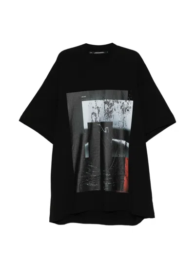 Julius Prayer Super Big T-shirt In Black