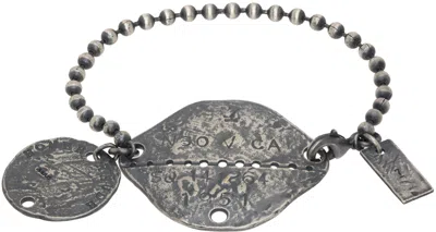 Julius Silver Tag Bracelet