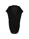Julius Sit Neck T-shirt In Black