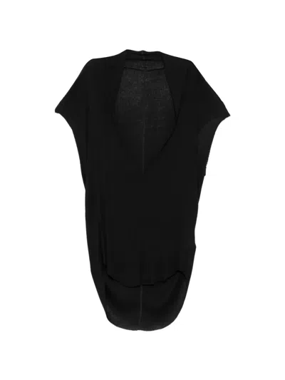 Julius Sit Neck T-shirt In Black