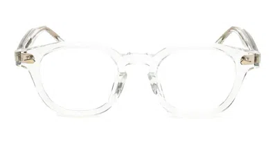Julius Tart Optical Ar 46x22 - Clear Crystal Rx Glasses In Red