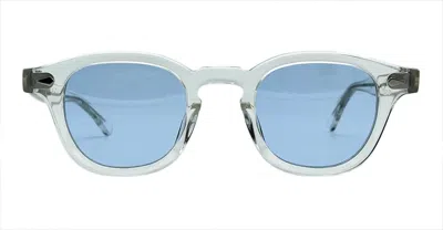 Julius Tart Optical Ar 46x24 - Clear Crystal / Light Blue Sunglasses