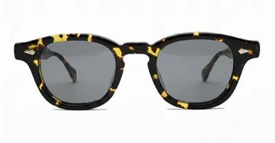 Julius Tart Optical Ar 46x24 - Tokyo Tortoise / Light Grey Lens Sunglasses In Orange