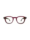 Julius Tart Optical Ar Glasses In Burgundy