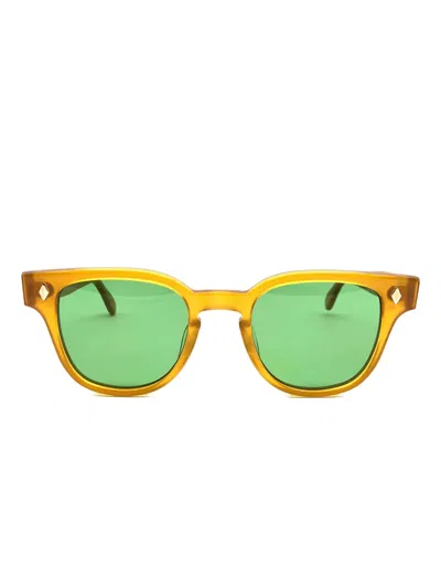 Julius Tart Optical Bryan Sunglasses In Yellow