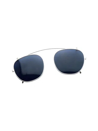 JULIUS TART OPTICAL CLIP ON X AR - 48 - SILVER SUNGLASSES
