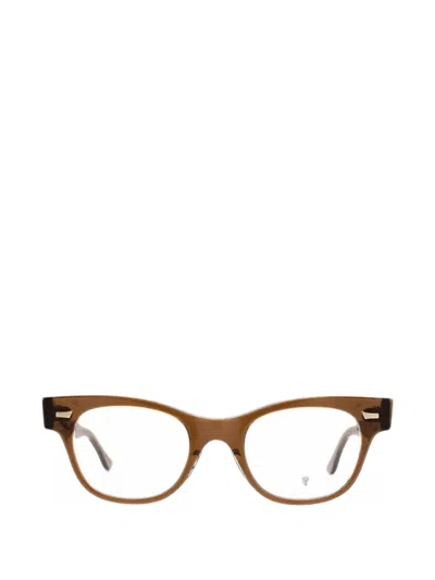 Julius Tart Optical Countdown Geometric-frame Glasses In Brown