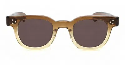 Julius Tart Optical Fdr 46x24 - Brown Gradient / Choco Brown Lens Sunglasses