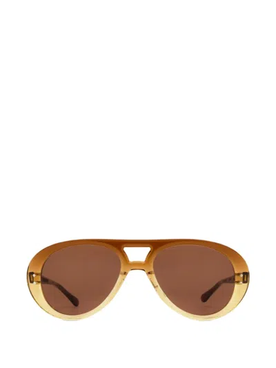 Julius Tart Optical Hole In One Navigator-frame Sunglasses In Brown