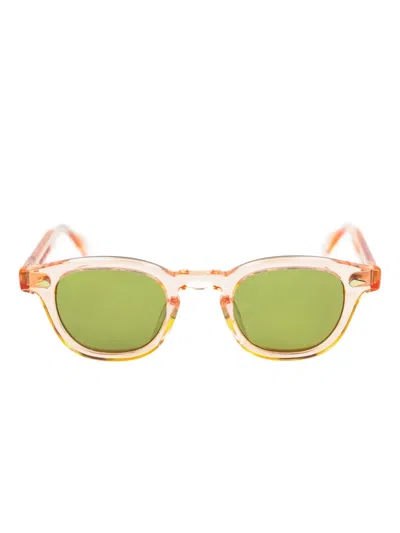Julius Tart Optical Round-frame Tinted Sunglasses In Pink