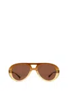 Julius Tart Optical Sunglasses In Brown