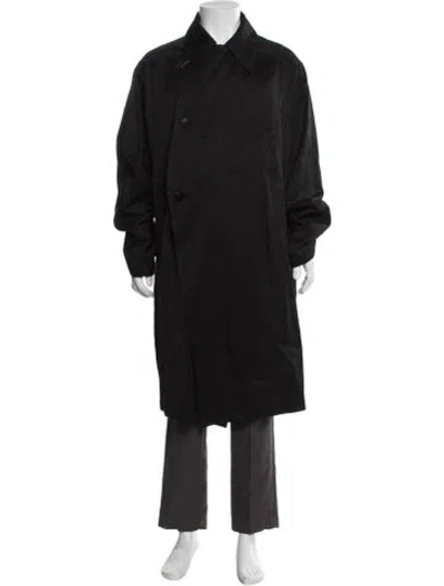 Pre-owned Julius Trench Coat In Black
