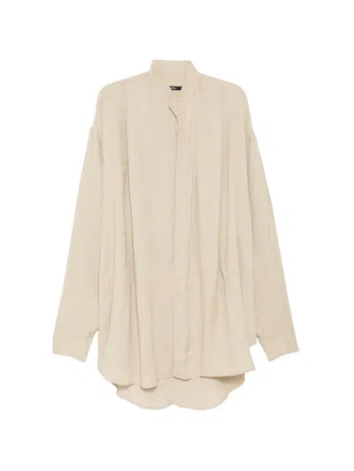 Julius Tuck Shirt In Neutral