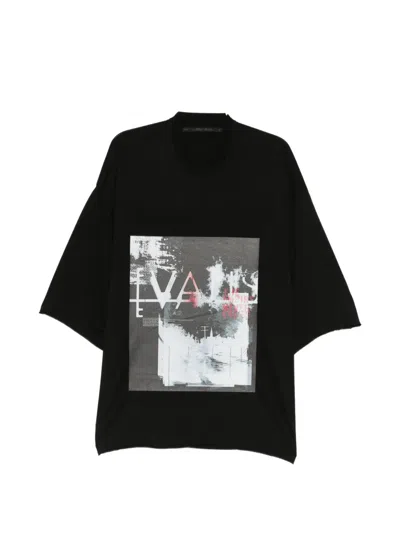 Julius Valis Over T-shirt In Black