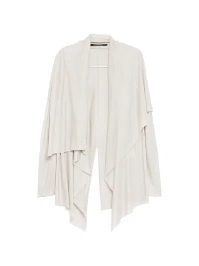Julius Veiled Cardigan In White