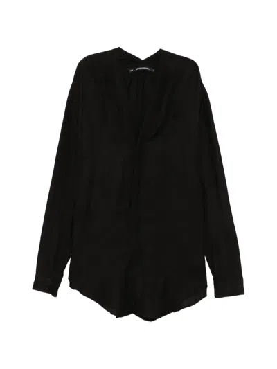 Julius V-neck Long-sleeve Shirt In Multi