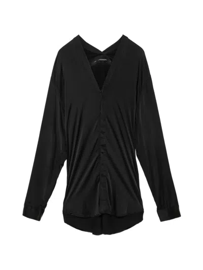 Julius V-neck Shirt In Black