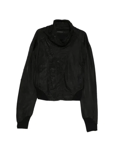 Julius Volcano Bomber Jacket In Black