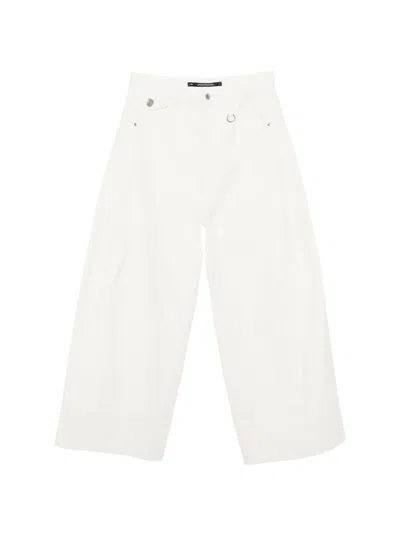 Julius Wide-leg Trousers In White