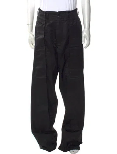Pre-owned Julius Wool Pants In Black