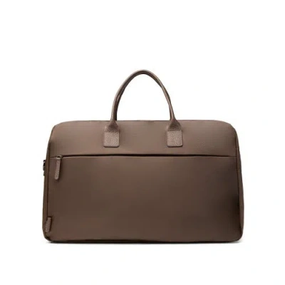 July Carry All Split Weekender In Brown