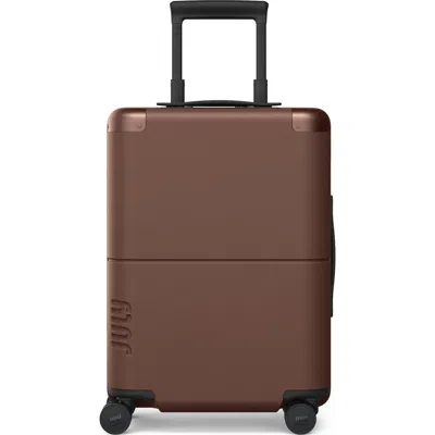 July Carry On Suitcase In Brown