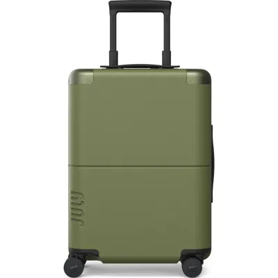 July Carry On Suitcase In Green