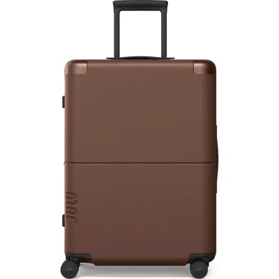 July Checked Expandable In Brown