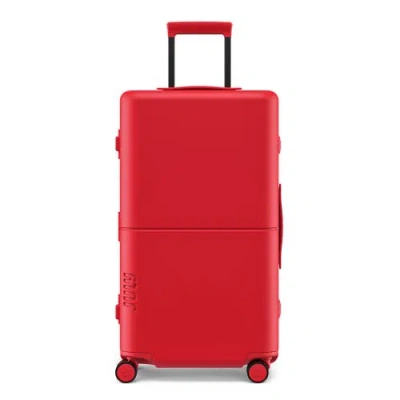 July Checked Trunk In Red