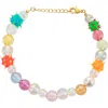 July Child Bath Bomb Beaded Bracelet In Beads/pearls/18k Plated