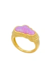 JULY CHILD COTTON CANDY CLOUD SIGNET RING