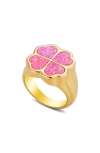 JULY CHILD LUCKY ME SIGNET RING