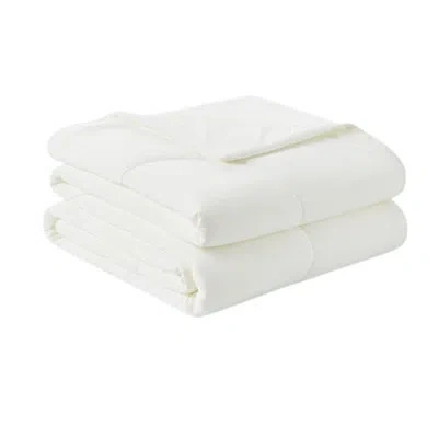 July Cooling Summer Comforter – Lightweight Breathable 320 Gsm Blanket For Hot Sleepers & Ac Rooms. In Milky White
