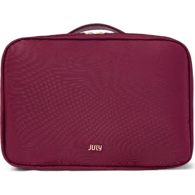 July Hanging Toiletry Bag In Purple