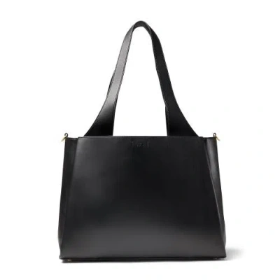 July Juliette Soft Work Tote In Black