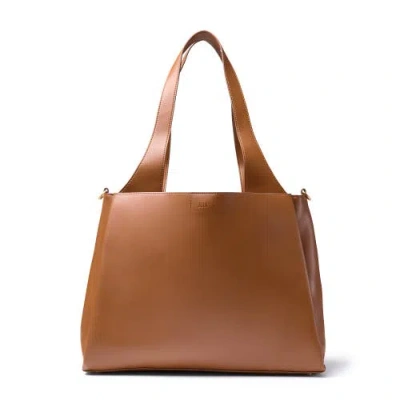 July Juliette Soft Work Tote In Brown