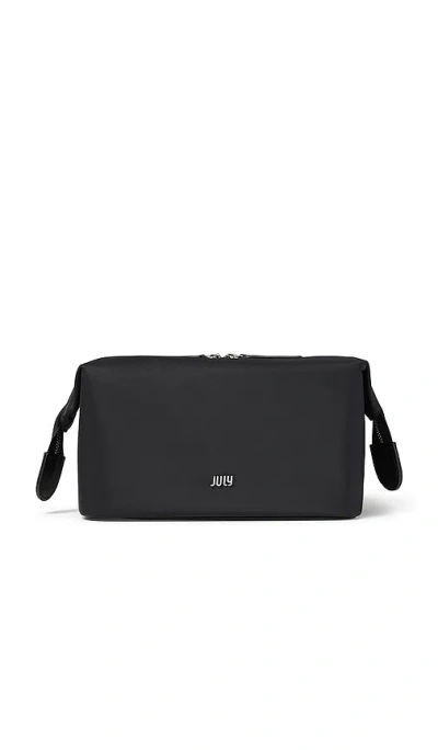 July Open Toiletry Bag In Black
