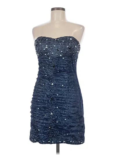 Pre-owned Jump Apparel Cocktail Dress In Blue