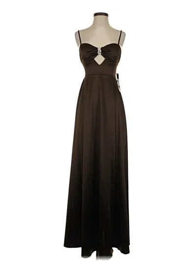 Pre-owned Jump Apparel Cocktail Dress In Brown