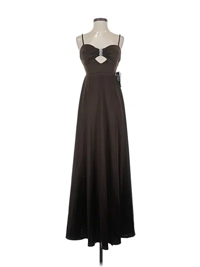 Pre-owned Jump Apparel Cocktail Dress In Brown