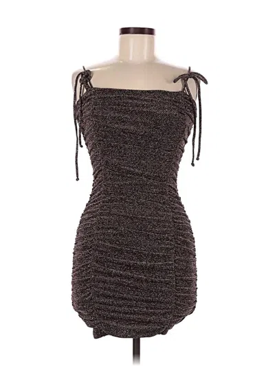 Pre-owned Jump Apparel Cocktail Dress In Brown