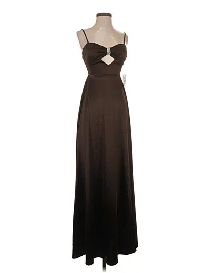 Jump Apparel Cocktail Dress In Brown