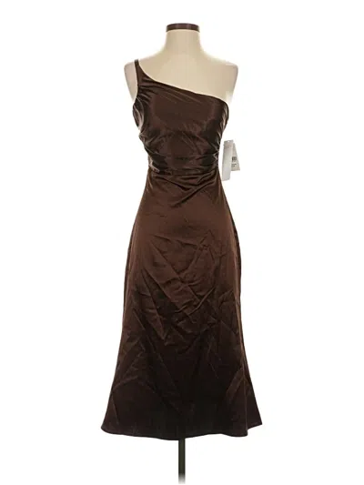 Jump Apparel Cocktail Dress In Brown