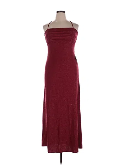 Jump Apparel Cocktail Dress In Burgundy