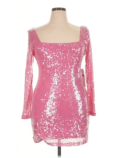 Jump Apparel Cocktail Dress In Pink