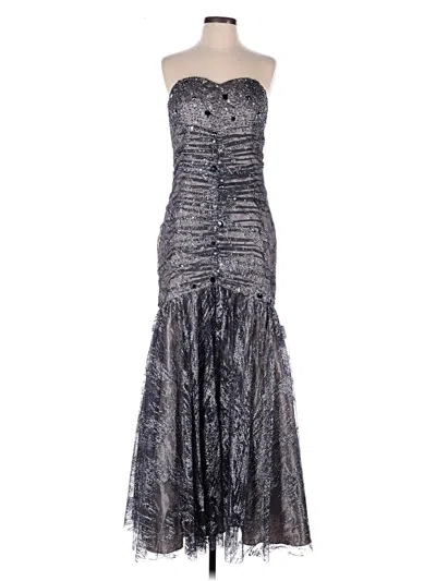 Pre-owned Jump Apparel Cocktail Dress In Silver
