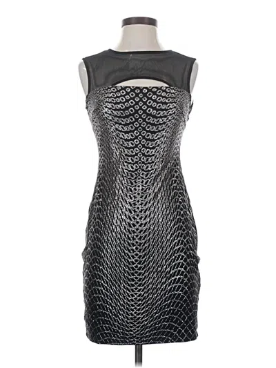 Pre-owned Jump Apparel Cocktail Dress In Silver