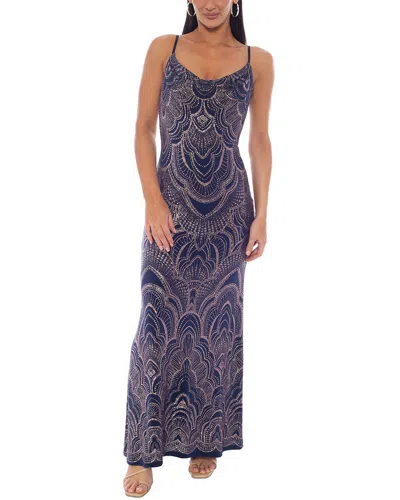 Jump Apparel Embellished Maxi Dress In Multi