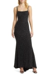 JUMP APPAREL RHINESTONE STRAPPY GOWN